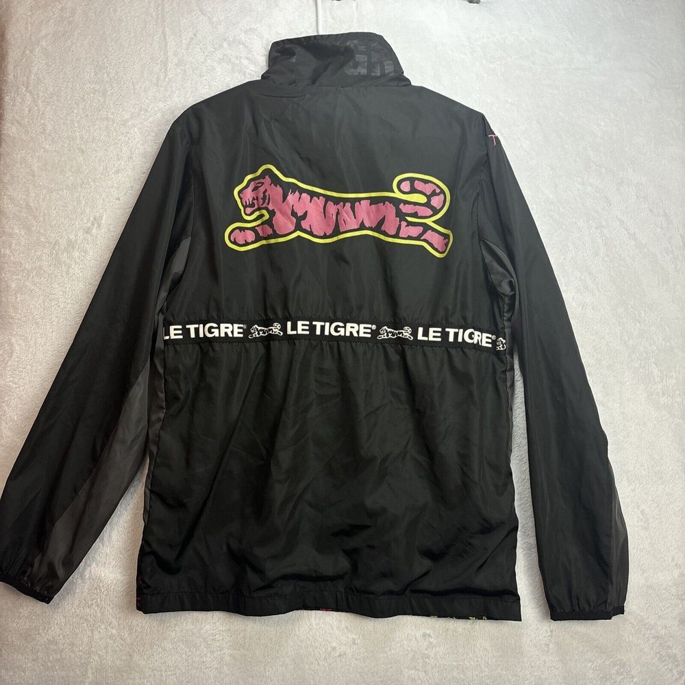 Le Tigre Pullover Jacket Half Zip Windbreaker Size Small - Picture 10 of 11